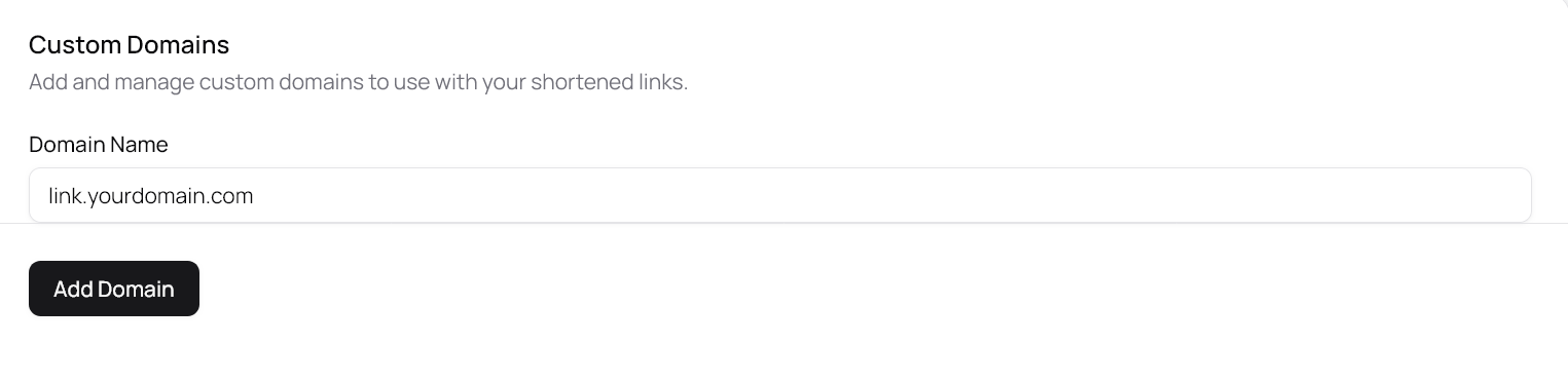 Step 1: Add Your Domain