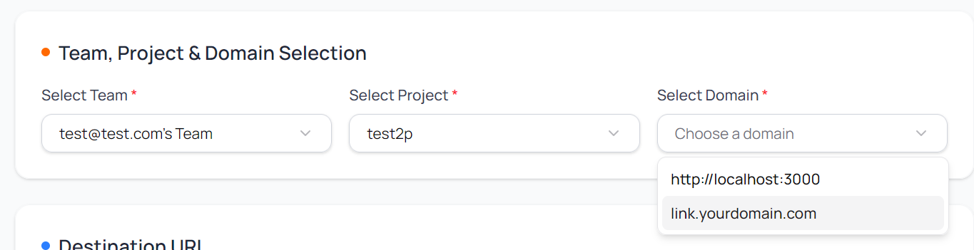 Step 5: Choose Domain & Generate